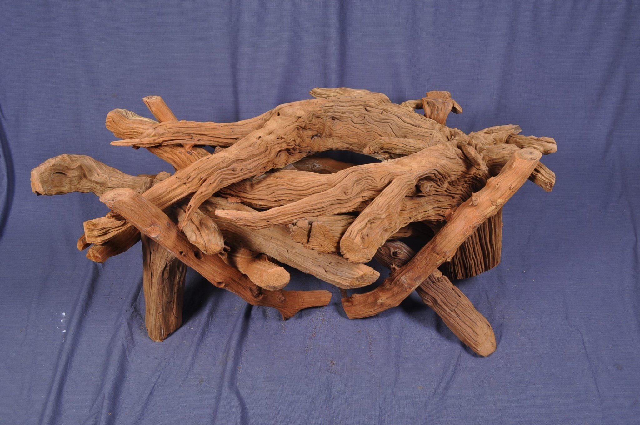 A driftwood coffee table for Stefano in Bologna, Italy